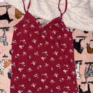 No Boundaries Burgundy Floral Camisole